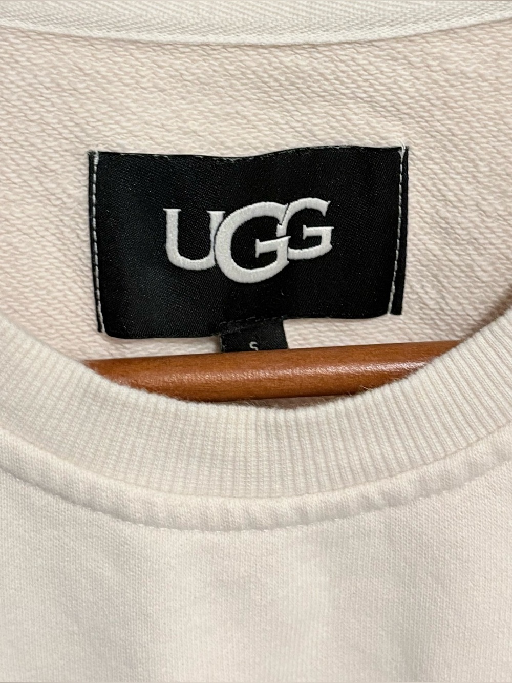 UGG Teagin crop Cream Knit Top S - Picture 7 of 7
